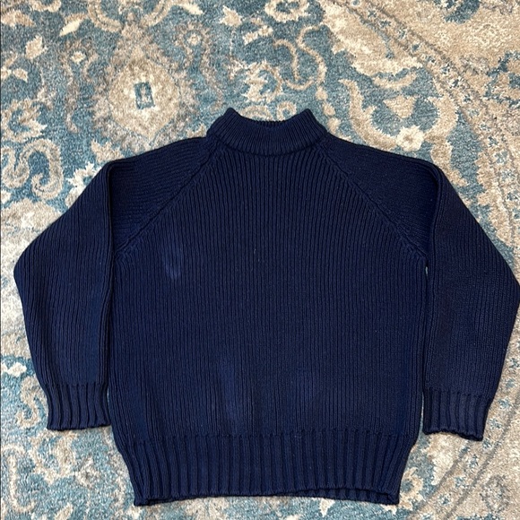 Vintage Peter Storm Blue Turtleneck Sweater - Picture 1 of 8